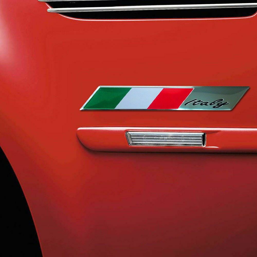 Stiker Mobil Motor / Stiker Bendera Italy Italia Strip/ Sticker Flag Premium