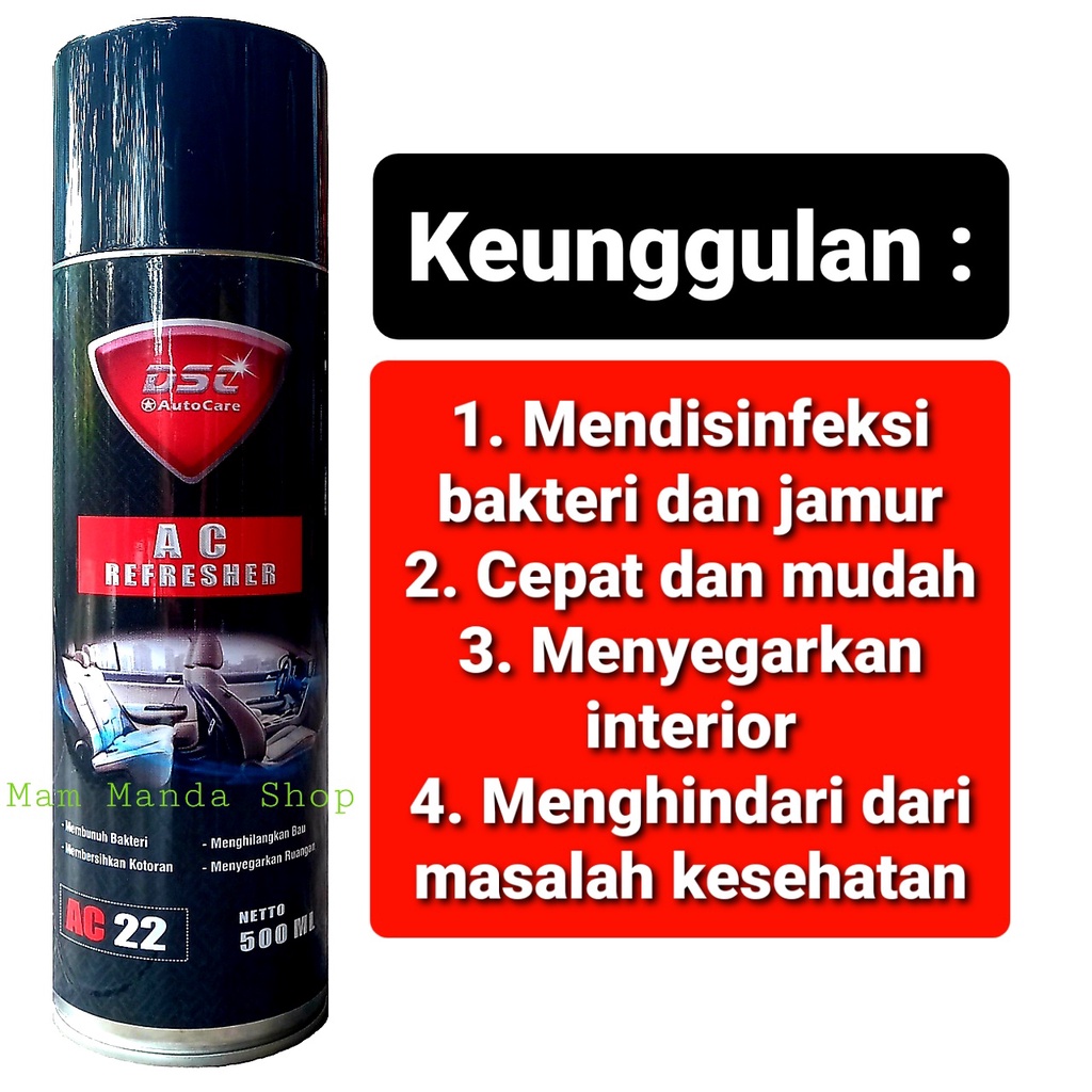 [DSC] AC Refresher 500ml / Pembersih AC Mobil / AC Cleaner / Penyegar AC / AC Ruangan / Foam