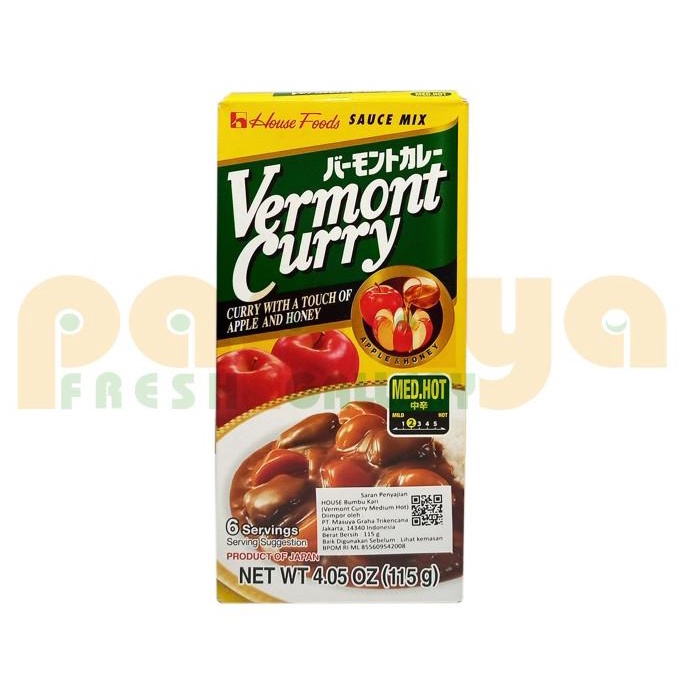

best seller] HOUSE VERMONT CURRY M HOT 115 GR