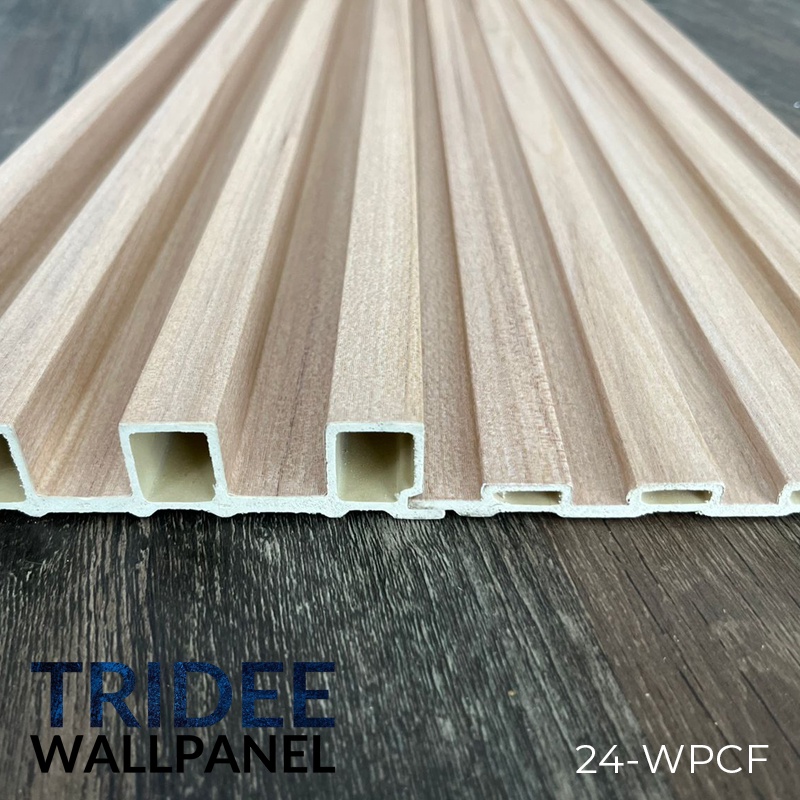 FLUTED WOOD PANEL WPC 24MM | TRIDEE WALLPANEL
