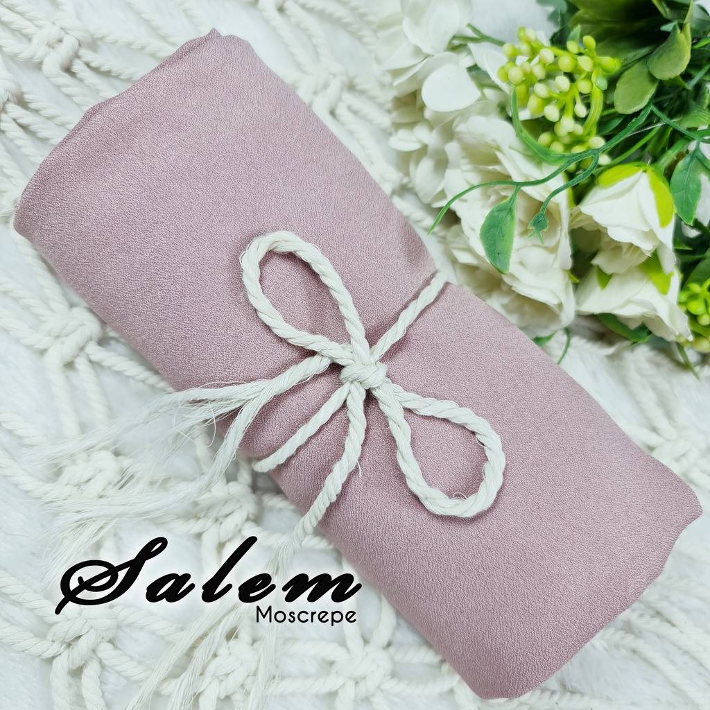 Jilbab instan khimar XL ped antem, belakang panjang segitiga hijab bergo,MOOSCREPE kerudung syar'i-KHIMAR XL SALEM