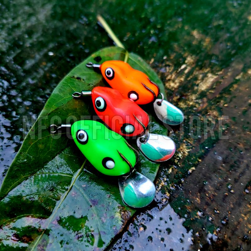 Soft frog mini 2,5 cm 2,5 gram SPESIALIS KOCOLAN Anti Mocel AUTO DITELAN