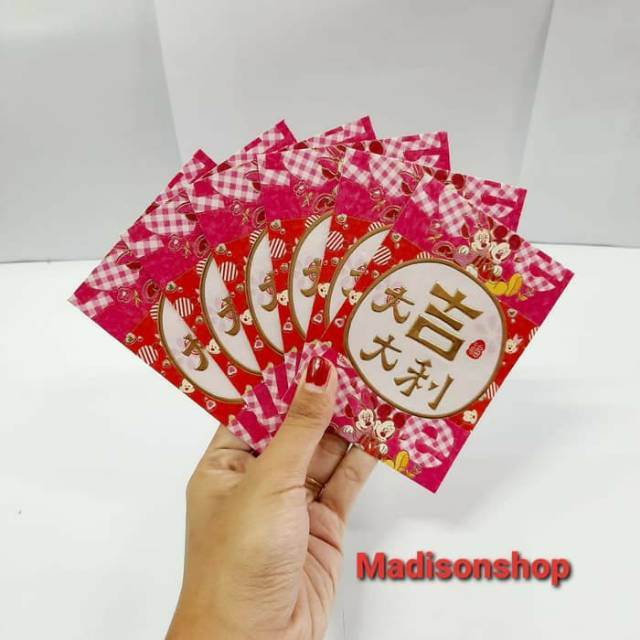 Angpao Mickey Kartun 3522 Ampao Fancy Murah Kado Amplop Uang Sincia