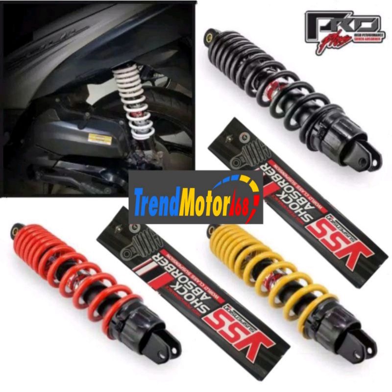 Shockbreaker YSS MIO & VARIO 125 PRO PLUS non tabung (Putih, merah, Hitam & Kuning)
