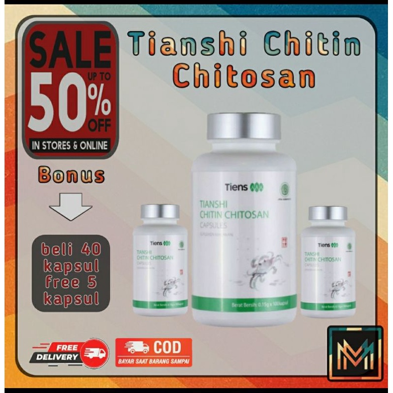 Pelangsing Badan Obat Susut Perut Tianshi Chitin Chitosan Original COD