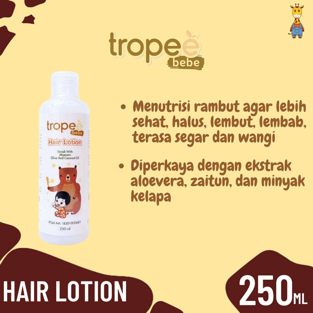 Tropee Hair Lotion 250ml | Lotion Rambut