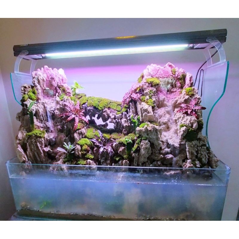 paludarium fullset 2 waterfall 1 cave 1m