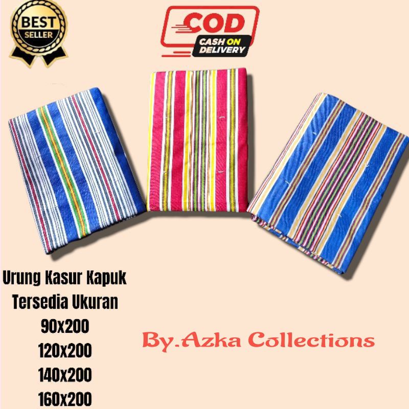 URUNG KASUR KAPUK MOTIF SALUR SARUNG KASUR ISI KAPUK KULIT KASUR KAPUK / URUNG KASUR DAMES