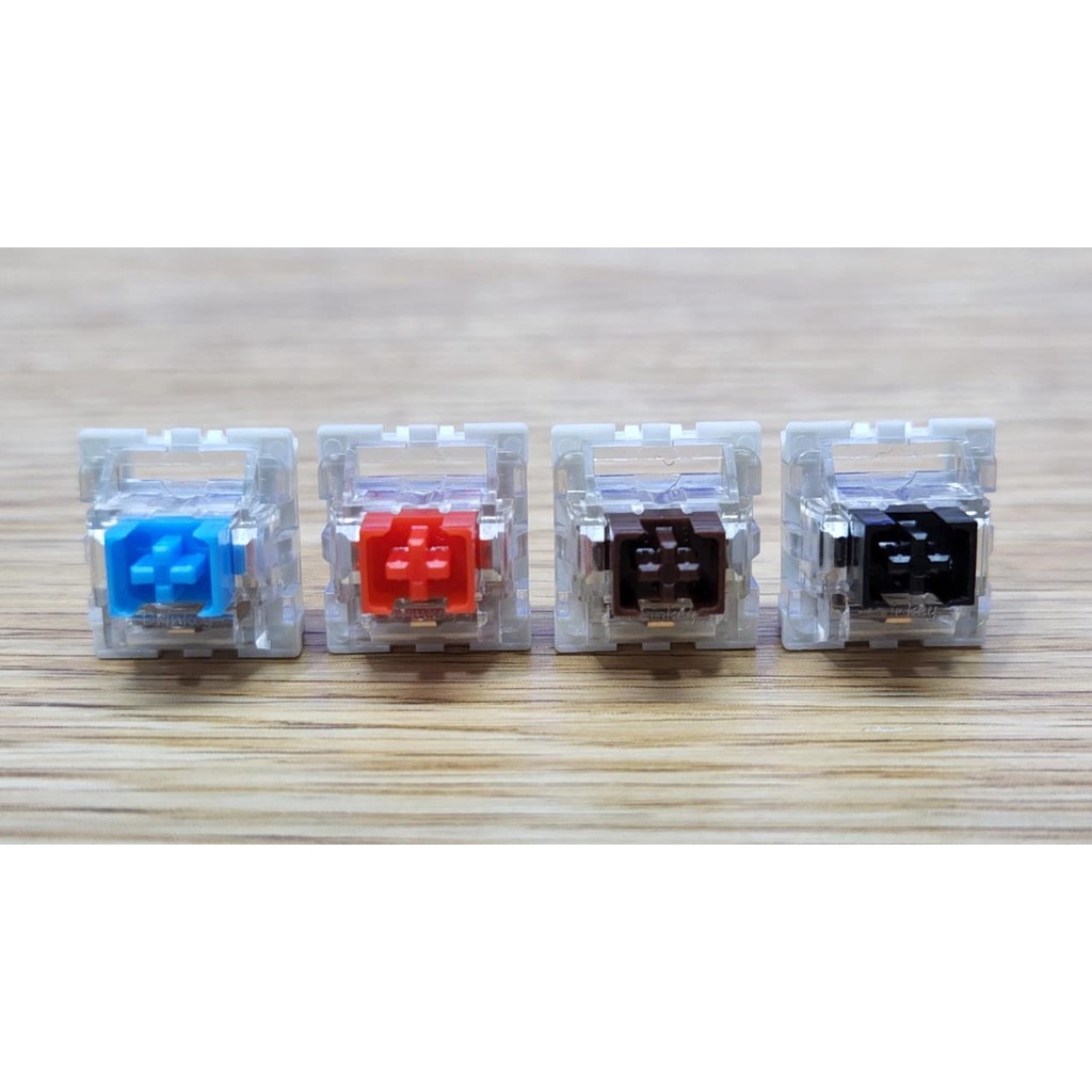 DANGKEY Dustproof Mechanical Keyboard Switch - BLUE, RED, BROWN &amp; BLACK