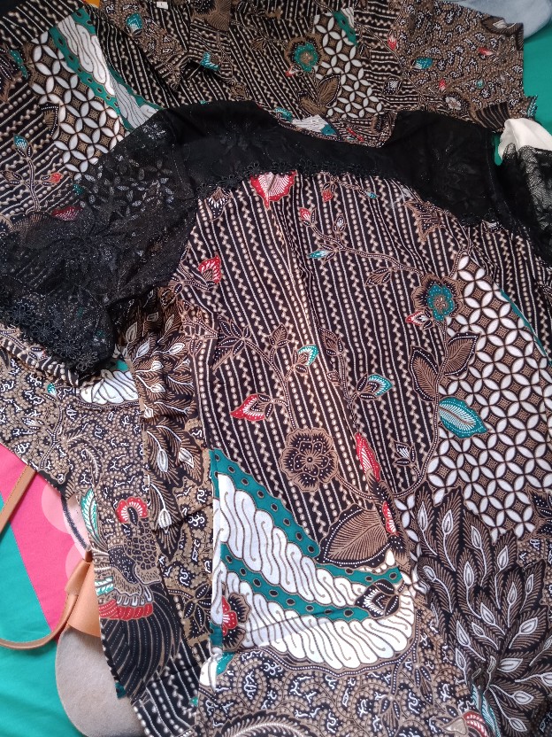 Seragam Batik Anak Dress Brokat Couple Nagita Baju Sarimbit Dres Brukat Wanita