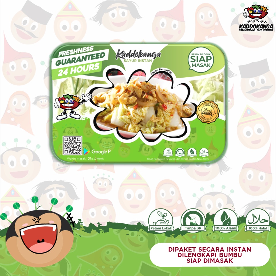 

Sayur Orak Arik Sawi Putih Instan
