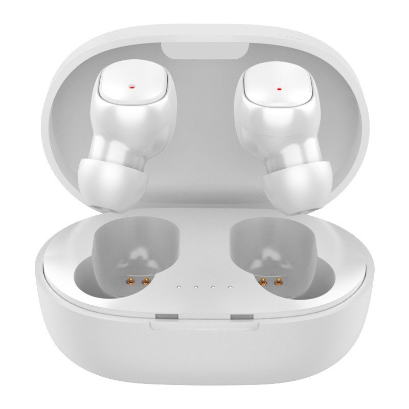 Upgrade A6S HiFi Bass TWS Headset Bluetooth Sport Earphone Wireless-White