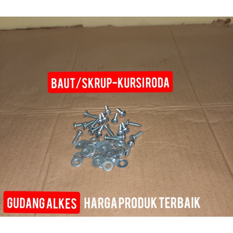 baut jok kursi roda/skrup jok kursi roda