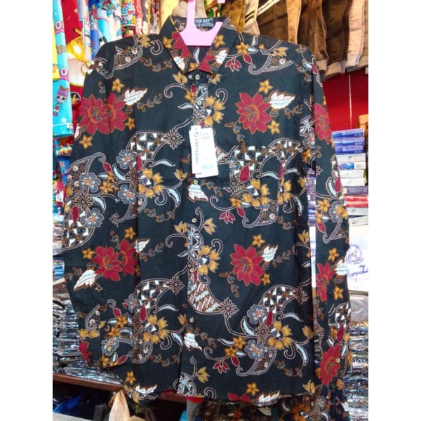 Kemeja Batik Lengan Panjang jumbo O'COTTEN BAY