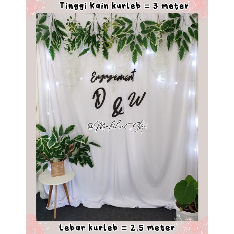 Backdrop Lamaran  / Akad Nikah/ Aqiqah