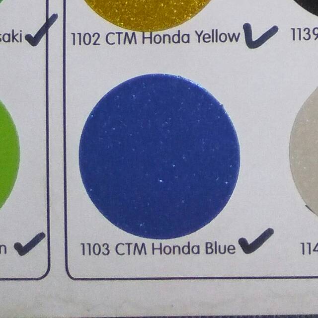 Pilox RJ CTM honda blue 300cc(biru honda metalic)