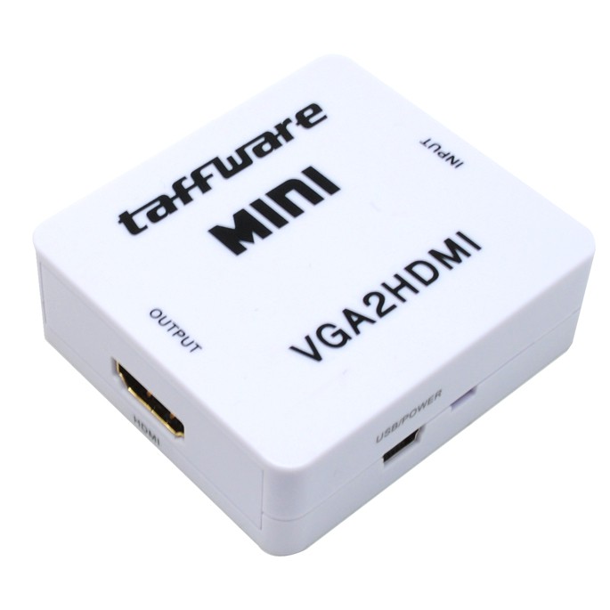 Taffware Saintholly Konverter VGA ke HDMI- ST-218 - SHVA10WH White