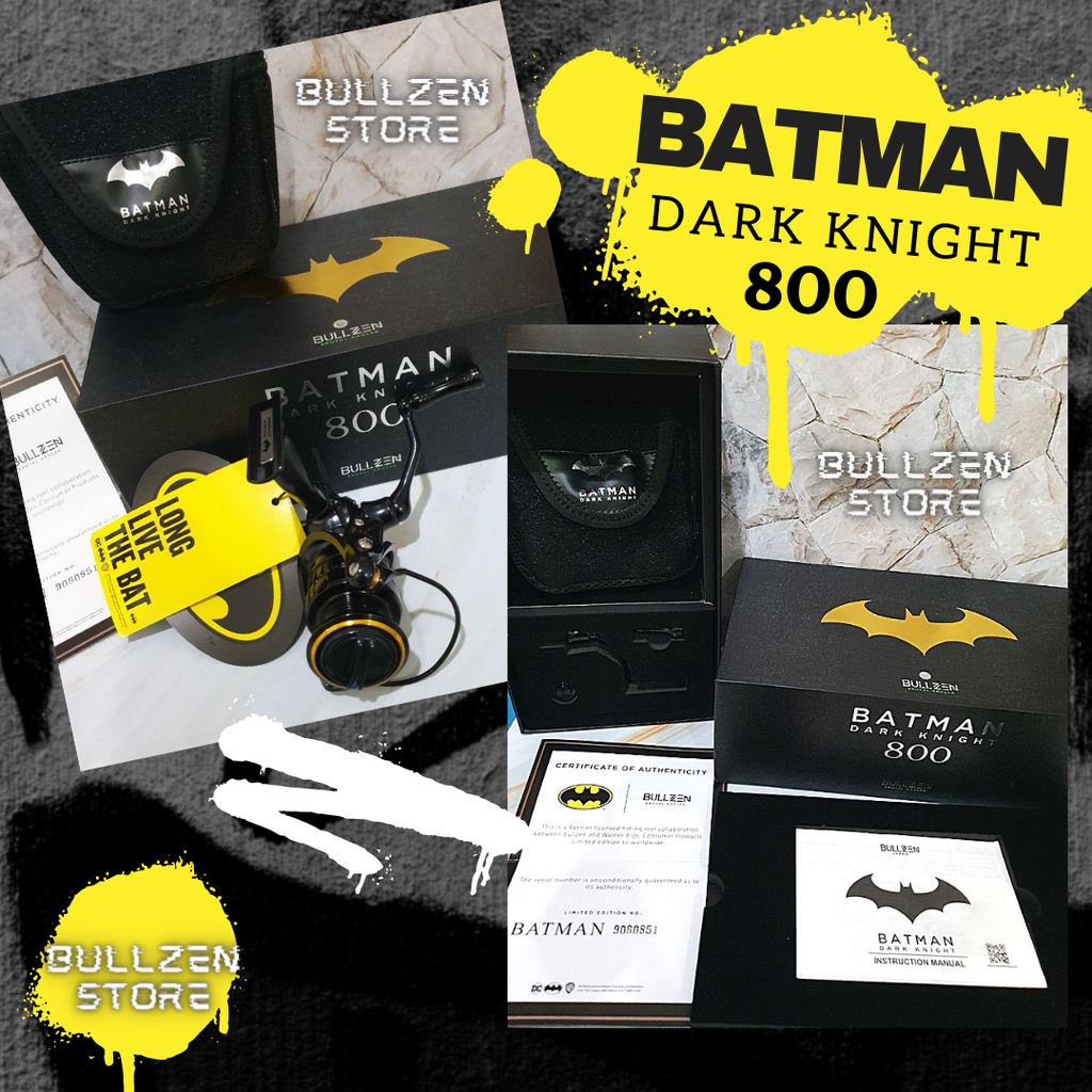 BULLZEN BATMAN Dark Knight Fishing Reel 800