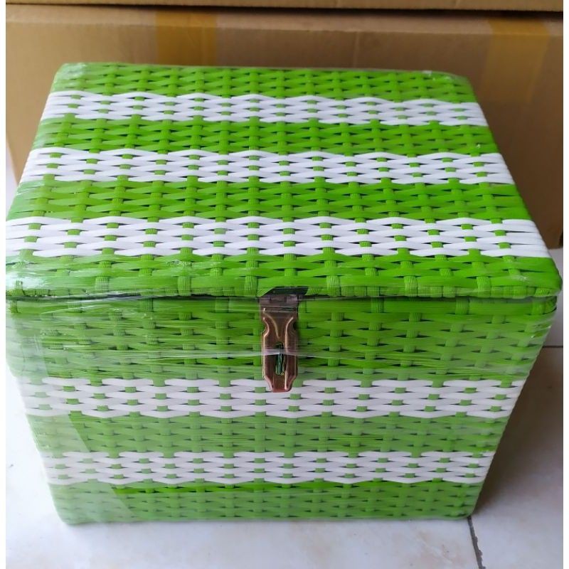 Keranjang rotan sintetis c70 c700 astrea grand v75 v80 dll warna hijau