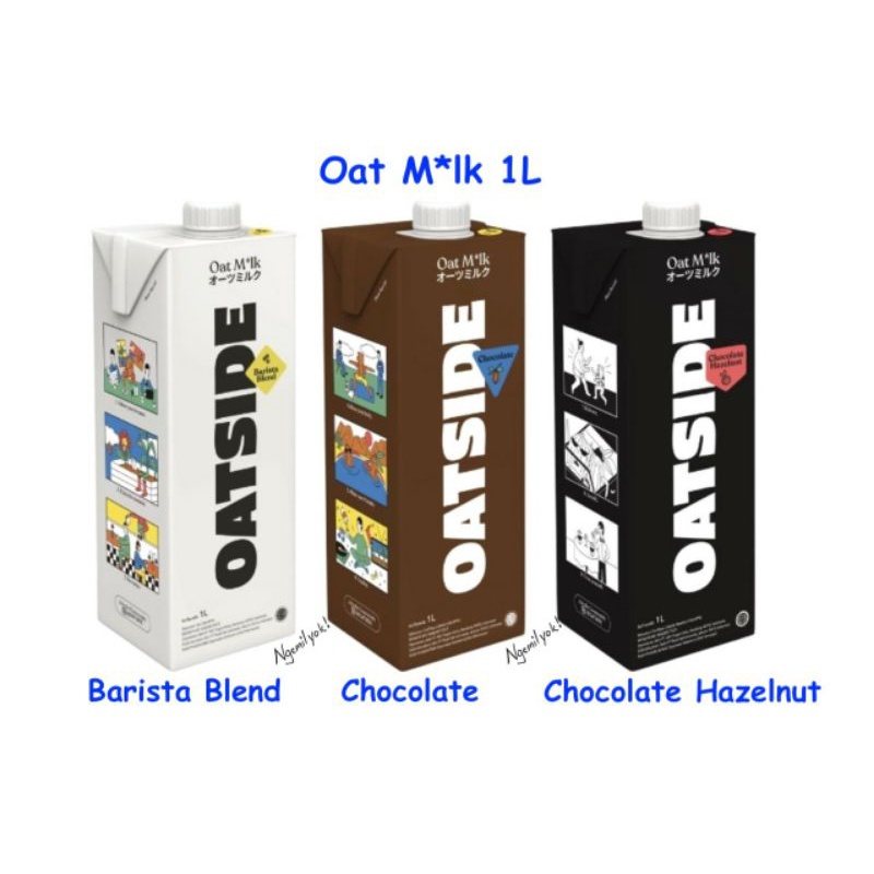 Jual Oatside All Varian Rasa Oat Milk 1L - Susu Oat Gandum Lactose ...