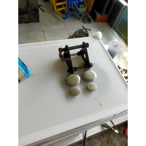 mounting set mesin ninja R dan tutup rangka