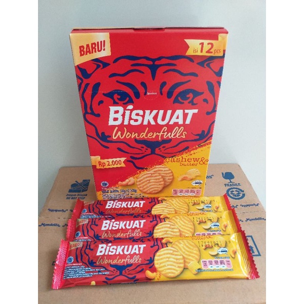 BISKUAT WONDERFULL CASHEW BUTTER 1 BOX