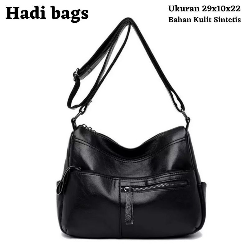 tas selempang wanita/tas papirut /tas bahu tas traveling kotak kulit/tas ngaji/tas selempang alika V