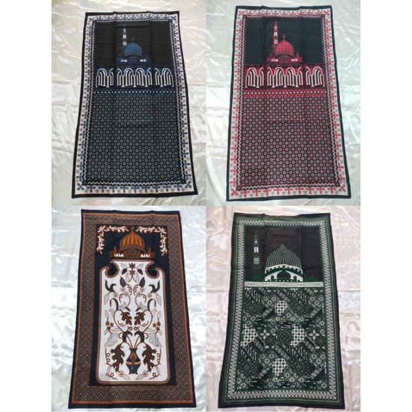 Sajadah Traveling Motif Batik / Sajadah Travel / Sajadah Batik Sogan