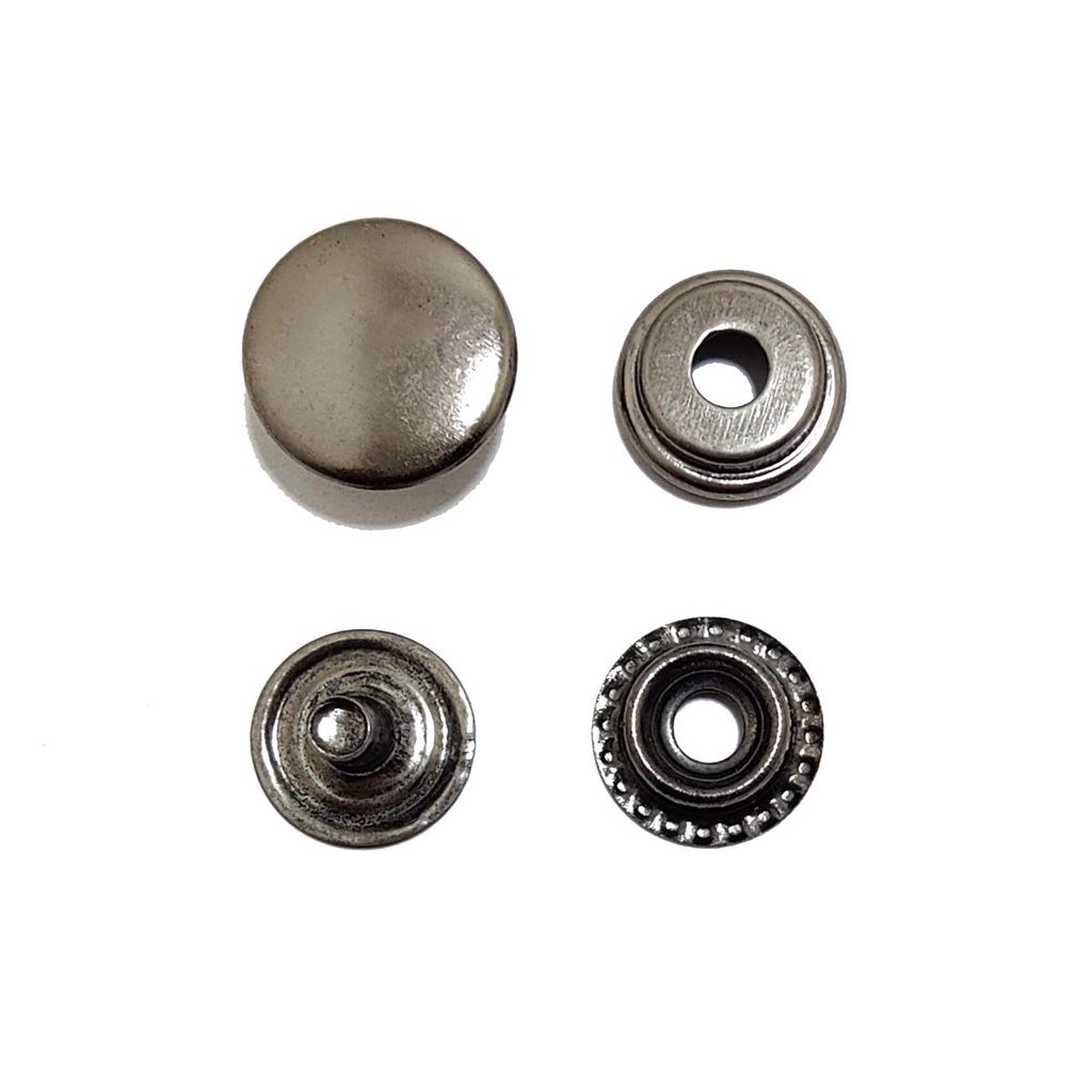 KANCING KNOP JAKET RING SNAP UKURAN 15 MM / 12 SET