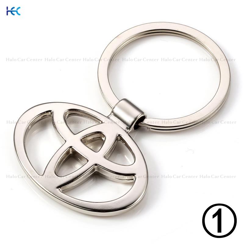 【Ready Stock】Alloy Metal Logo Motorcycle Keychain Car keychain SET for Toyota