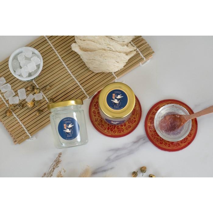 

Nay / Bird Nest Sarang Burung Walet Asli Premium 100% Nyonya Walet Mingguan