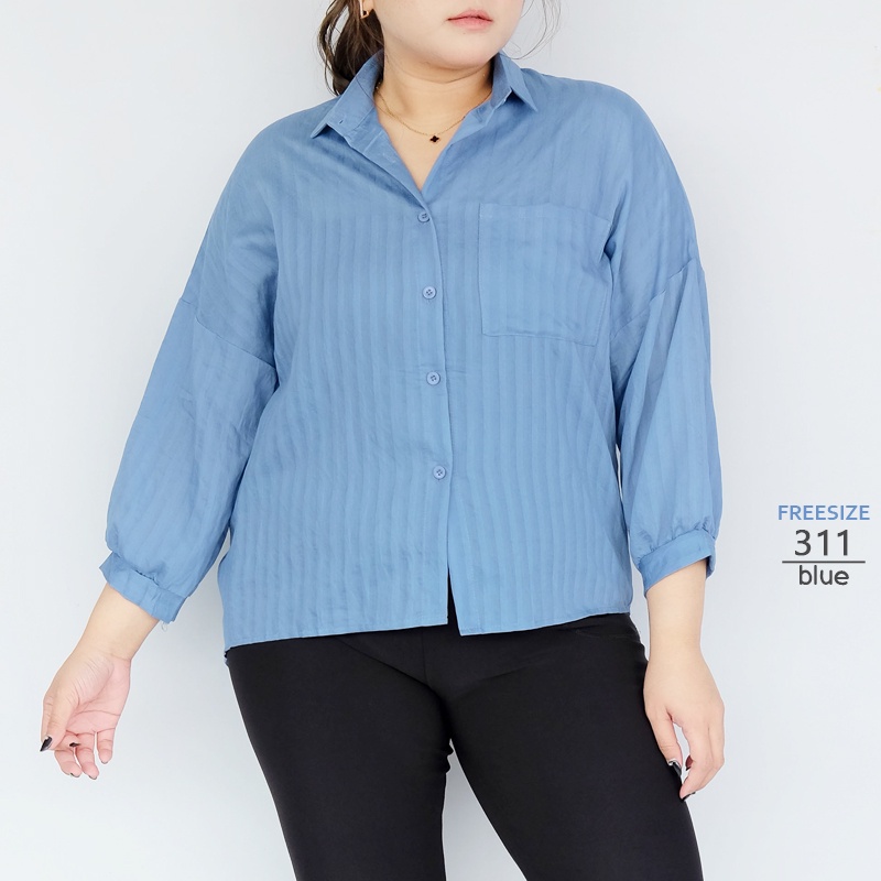 ARENA - Kemeja Wanita Freesize / Oversize Shirt