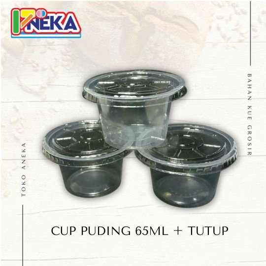 Cup Puding 65ML + Tutup