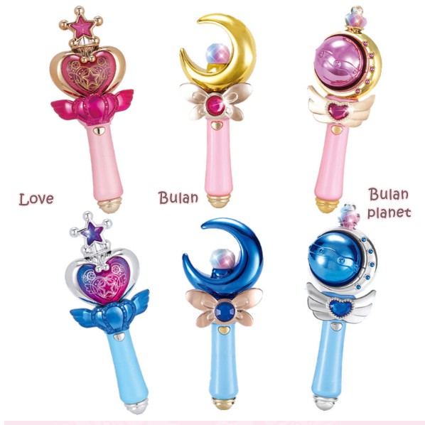 [ORGM] Mainan Tongkat Peri Princess Sailor Moon Magic Wand