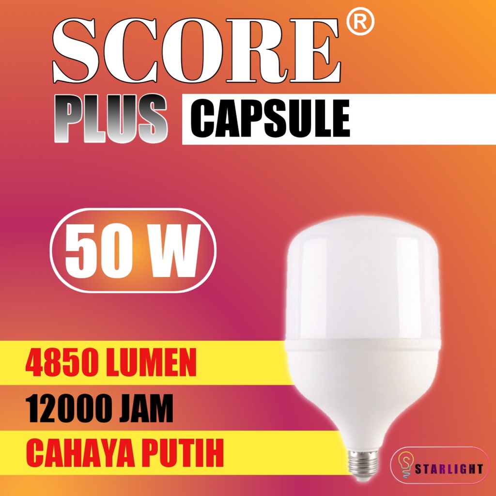 Score Plus Lampu LED Capsule 50 Watt - Cahaya Putih