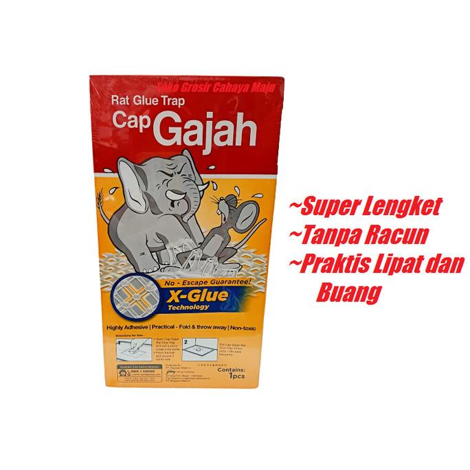 Lem Perangkap Tikus Cap Gajah / Jebakan Tikus / Buku Papan Trap X-Glue