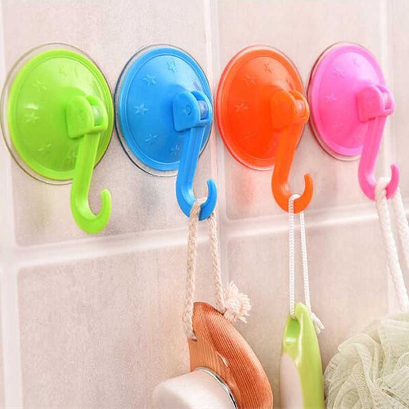 Gantungan Tempel Kait Baju Pakaian Handuk Plastik / Hook Vacum Cantolan Tempelan Kaca Kamar Mandi / 