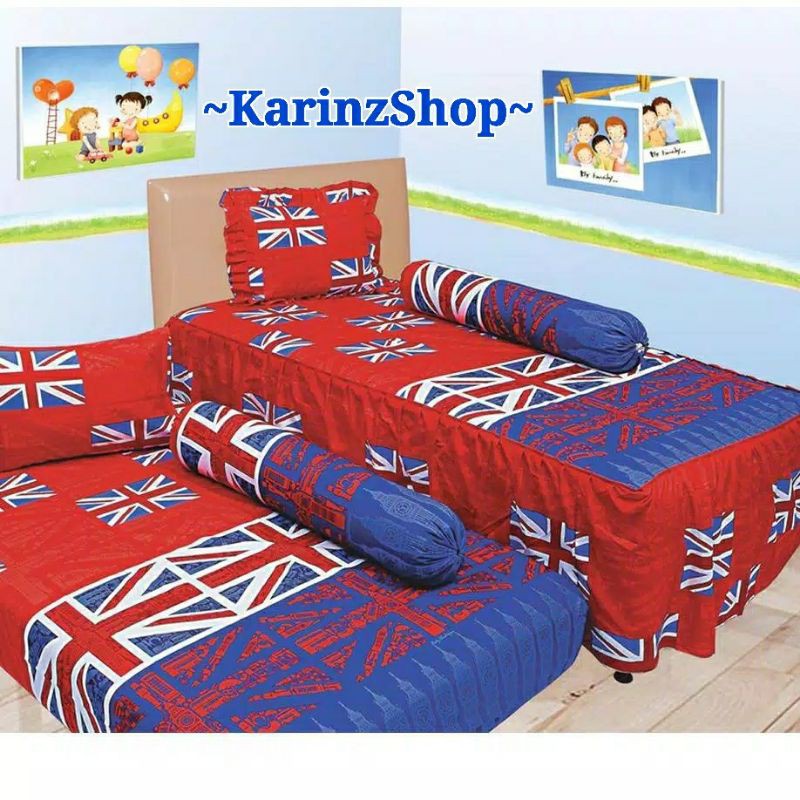 Sprei Lady Rose 2n1 Sorong ENGLAND 120 120x200