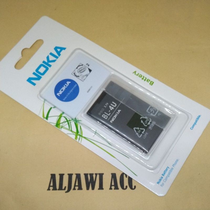 Baterai Bt Batre Battery Nokia BL-4U Nokia 3120C E66 E75 C5-03 Double Power Battery