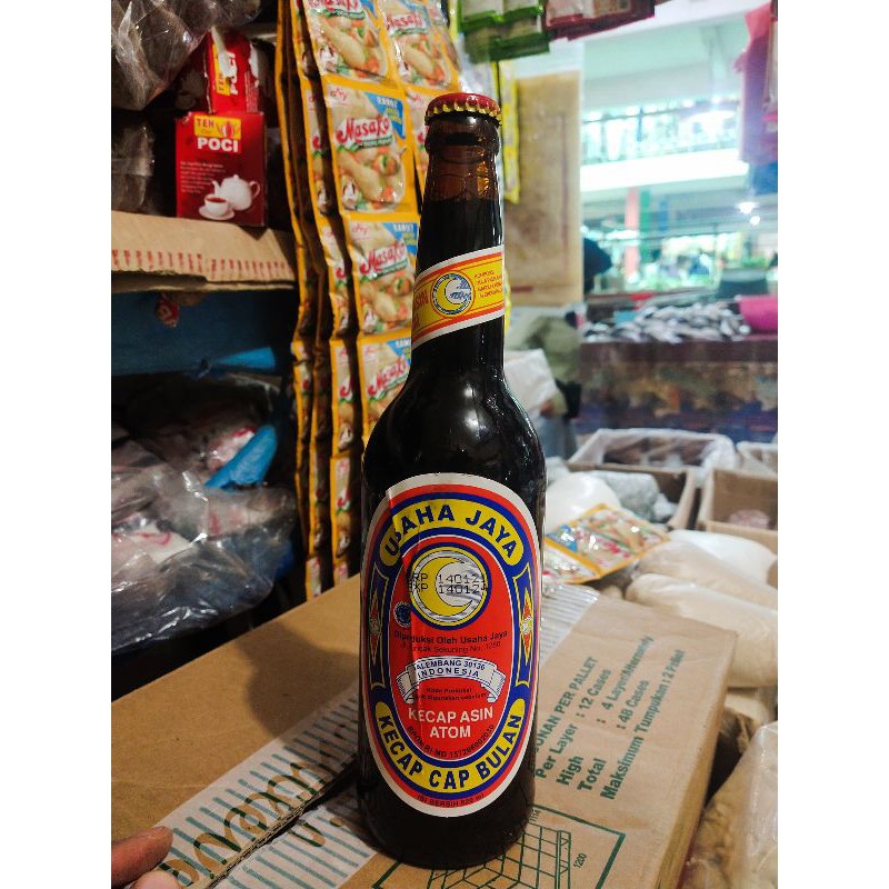 

Kecap Asin Atom Cap Bulan 620 ml Produksi Palembang
