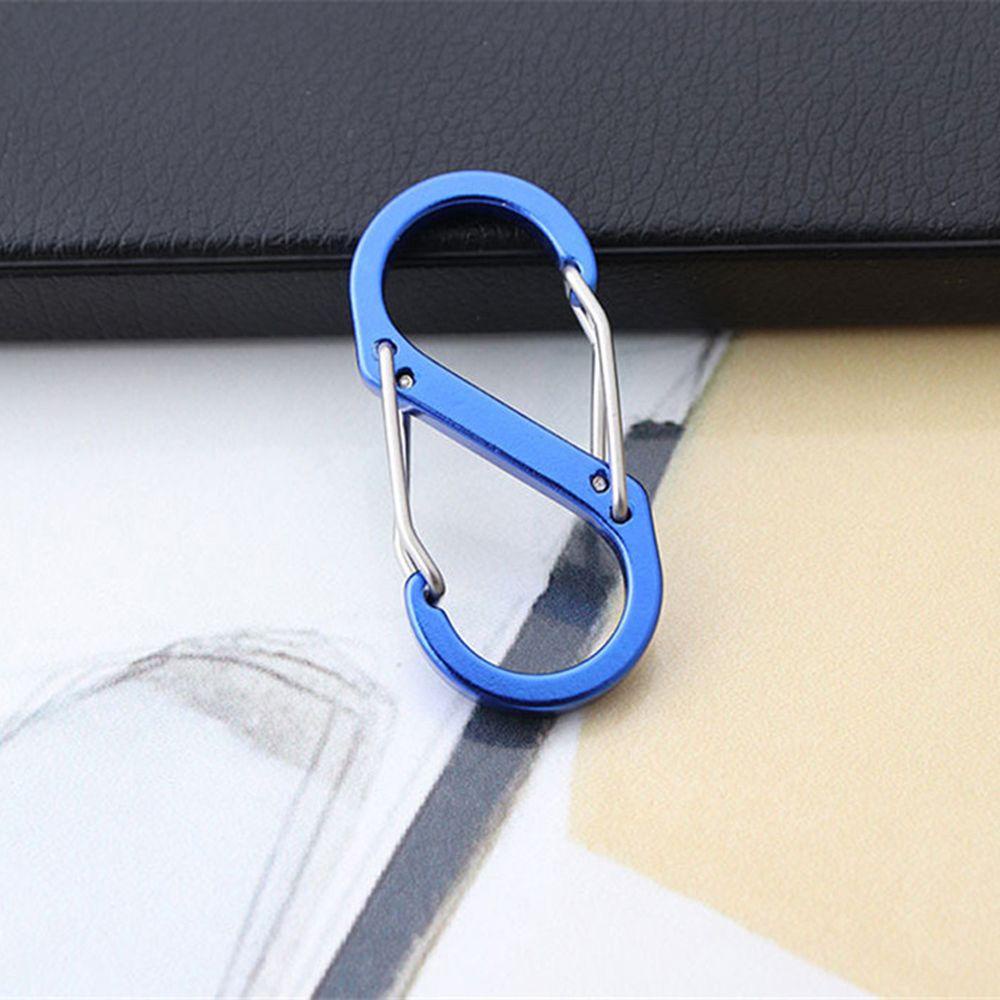 Nickolas1 S-shaped Carabiner Olahraga Luar Hiking Outdoor Tools Safety Buckle Aluminium Alloy Botol Gantungan Kunci Pengunci Ring