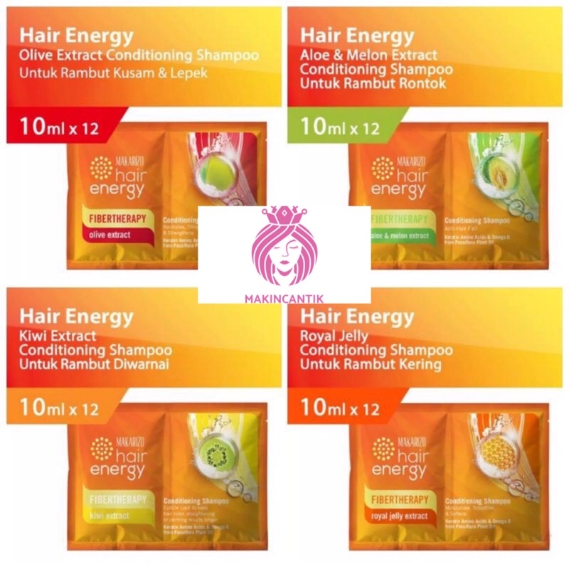 Makarizo Hair Energy Shampoo Sachet 10ml