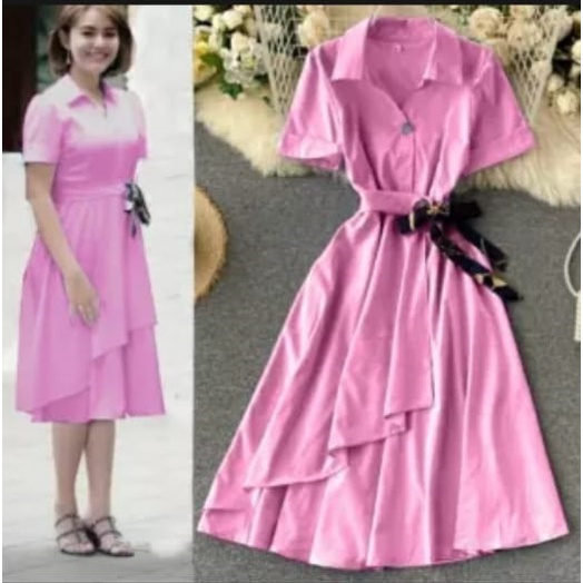DRESS ANDIN TERBARU NEW ARIVAL/CASUAL DRESS/BISA COD FREE MASKER/