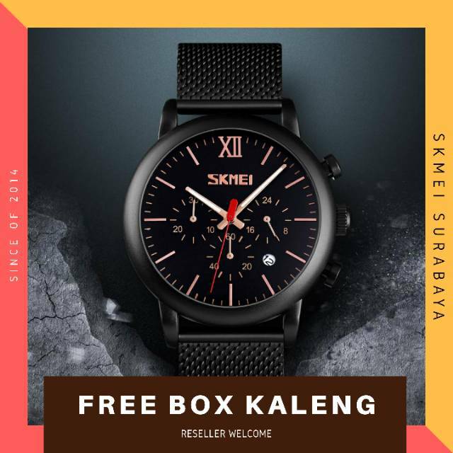[ COD ] SKMEI 9203 JAM TANGAN PRIA ORIGINAL ANALOG ANTI AIR FASHION CHRONO AKTIF SURABAYA