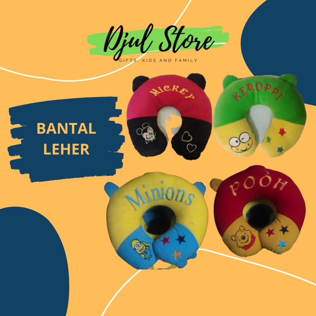 [BISA COD| BAYAR DITEMPAT] BANTAL LEHER KARAKTER KARTUN LUCU BAHAN LEMBUT