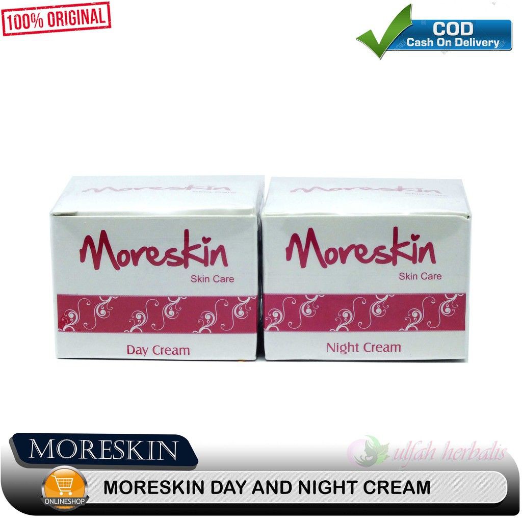 MORESKIN DAY AND NIGHT CREAM ORIGINAL NASA - KRIM PAGI DAN MALAM