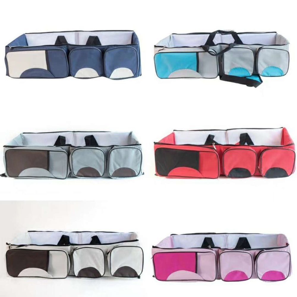 Multifunctional Baby Travel Bed And Diaper Bag Tas Bayi