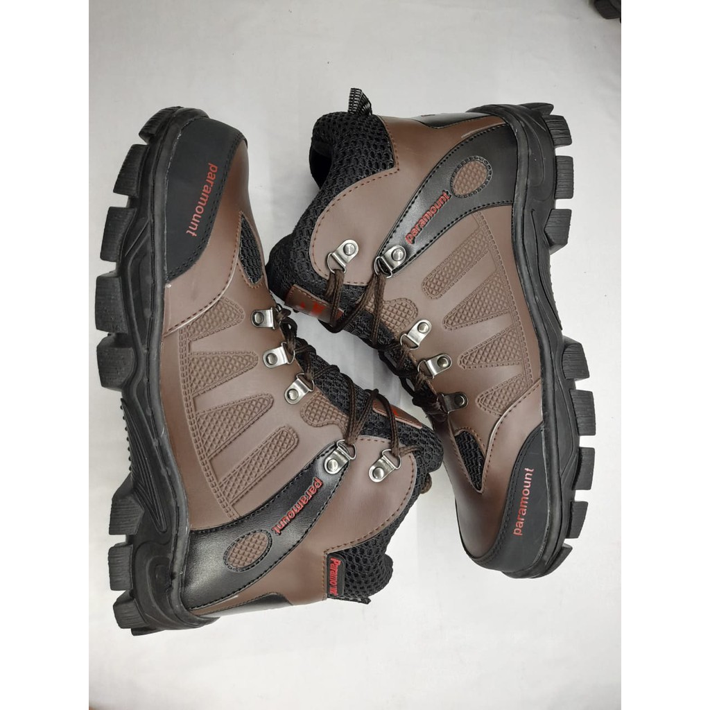 Sepatu Safety pria Beckham Paramount Ujung Besi, sepatu kerja sepatu outdoor bisa COD