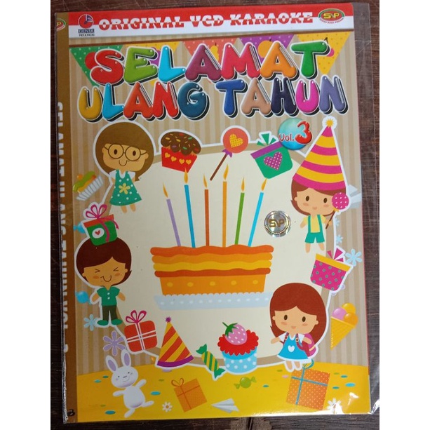 Kaset Vcd Original lagu selamat ulang tahun vol 3