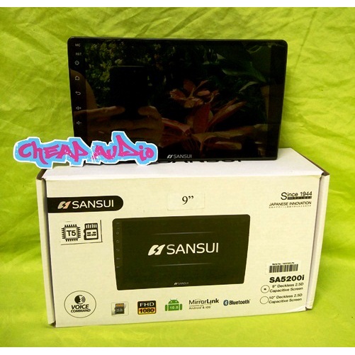 Sansui Android 9 Inch T5 2/32GB with DSP Voice Command Head Unit Android Sansui T5 9 Inch Ram 2 /32G
